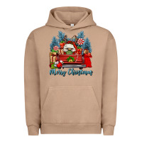 Pigment Burro merry christmas gnomes truck Urban Hoodie - FaDigitalArtStudio