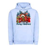 Pigment Grape Ice merry christmas gnomes truck Urban Hoodie - FaDigitalArtStudio