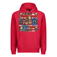 Cardinal proud veteran seamless pattern Premium Hoodie - HRA Design Shop