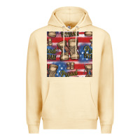 Pina Colada proud veteran seamless pattern Premium Hoodie - HRA Design Shop
