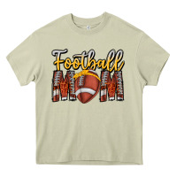 Mossy Football Mom Heavy Core Tee - CowhideDigitalArt