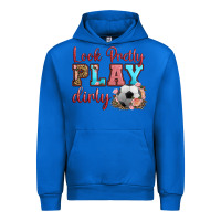 Cobalt look pretty play dirty soccer Urban Hoodie - HRA Design Shop