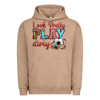 Pigment Burro look pretty play dirty soccer Urban Hoodie - HRA Design Shop