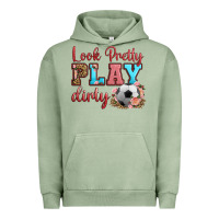 Pigment Oil Green look pretty play dirty soccer Urban Hoodie - HRA Design Shop