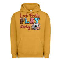 Pigment Peanut Butter look pretty play dirty soccer Urban Hoodie - HRA Design Shop