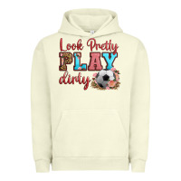 Pigment Pistachio look pretty play dirty soccer Urban Hoodie - HRA Design Shop