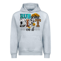 Heather Grey rub some dirt on it soccer Urban Hoodie - HRA Design Shop