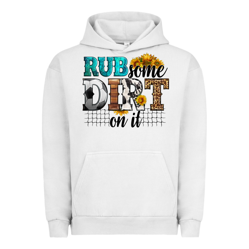 Rub Some Dirt On It Soccer Urban Hoodie by HRA Design Shop | Teevron