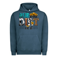 Pigment Midnight Navy rub some dirt on it soccer Urban Hoodie - HRA Design Shop