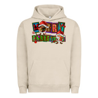 Pigment French Oak merry christmas gnomies Urban Hoodie - FaDigitalArtStudio