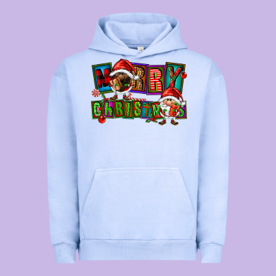 Merry Christmas Gnomies Urban Hoodie Designed By Fadigitalartstudio