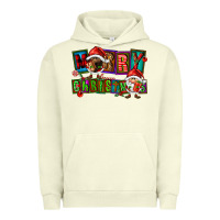 Pigment Pistachio merry christmas gnomies Urban Hoodie - FaDigitalArtStudio