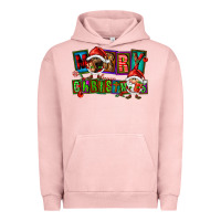 Pigment Salmon merry christmas gnomies Urban Hoodie - FaDigitalArtStudio