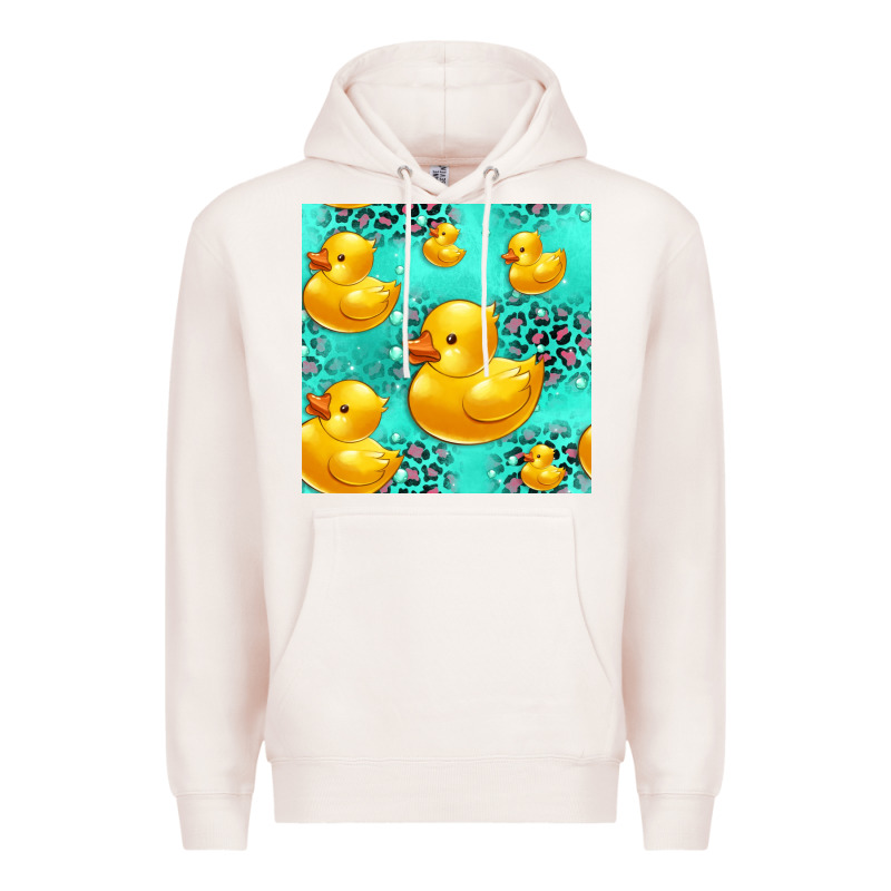Rubber Duck Seamless Pattern Premium Hoodie by HRA Design Shop | Teevron