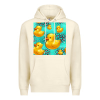 Sandshell rubber duck seamless pattern Premium Hoodie - HRA Design Shop