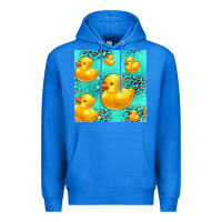 True Royal rubber duck seamless pattern Premium Hoodie - HRA Design Shop