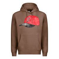 Chestnut red softball cap fa element Premium Hoodie - FaDigitalArtStudio