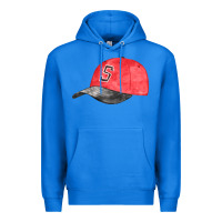 True Royal red softball cap fa element Premium Hoodie - FaDigitalArtStudio