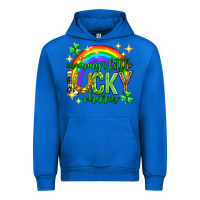 Cobalt St. Patrick's Day Mommy's little lucky charm Urban Hoodie - Neo Western