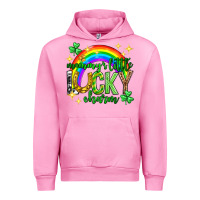 Fuchsia Pink St. Patrick's Day Mommy's little lucky charm Urban Hoodie - Neo Western