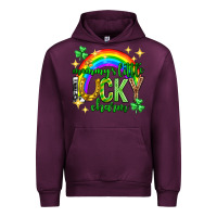 Mauve Wine St. Patrick's Day Mommy's little lucky charm Urban Hoodie - Neo Western