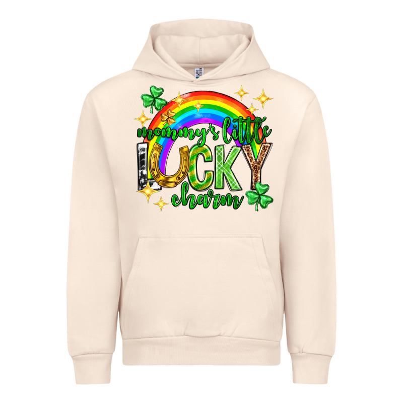St. Patrick's Day Mommy's Little Lucky Charm Urban Hoodie by Neo Western | Teevron