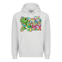 Dove Grey Easter Saurus Rex Easter Day Premium Hoodie - Neo Western