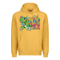 Mustard Easter Saurus Rex Easter Day Premium Hoodie - Neo Western