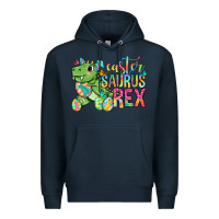 Navy Easter Saurus Rex Easter Day Premium Hoodie - Neo Western