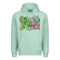 Seafoam Easter Saurus Rex Easter Day Premium Hoodie - Neo Western