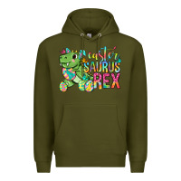 Army Green Easter Saurus Rex Easter Day Premium Hoodie - Neo Western