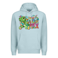 Blue Mist Easter Saurus Rex Easter Day Premium Hoodie - Neo Western