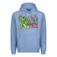 Colony Blue Easter Saurus Rex Easter Day Premium Hoodie - Neo Western