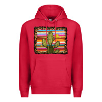 Cardinal serape leopard cactus Premium Hoodie - RanaPortraitStore