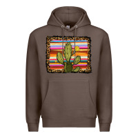 Coffee serape leopard cactus Premium Hoodie - RanaPortraitStore