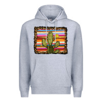 Heather Grey serape leopard cactus Premium Hoodie - RanaPortraitStore