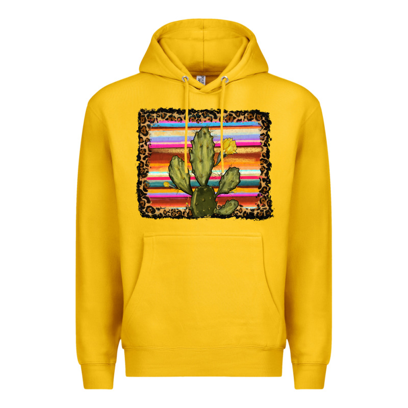 Serape Leopard Cactus Premium Hoodie by RanaPortraitStore | Teevron