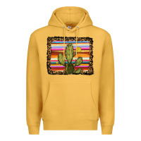 Mustard serape leopard cactus Premium Hoodie - RanaPortraitStore