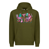 Army Green stna Premium Hoodie - AdoDesignShop