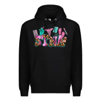 Black stna Premium Hoodie - AdoDesignShop