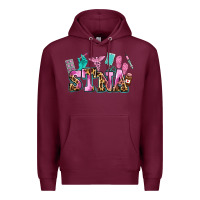 Burgundy stna Premium Hoodie - AdoDesignShop