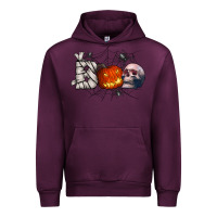 Mauve Wine boo Urban Hoodie - CowhideDigitalArt