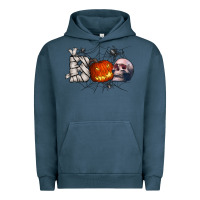 Pigment Midnight Navy boo Urban Hoodie - CowhideDigitalArt