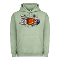 Pigment Oil Green boo Urban Hoodie - CowhideDigitalArt