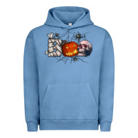 Pigment Pebble Blue boo Urban Hoodie - CowhideDigitalArt