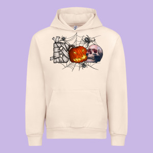 Boo Urban Hoodie Designed By Cowhidedigitalart