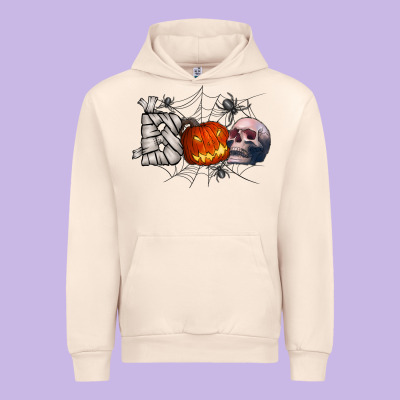 Boo Urban Hoodie Designed By Cowhidedigitalart