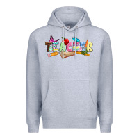 Heather Grey Easter Teacher Easter Day Premium Hoodie - Neo Western