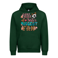 Forest Green little sister biggest fan soccer Urban Hoodie - HRA Design Shop