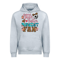 Heather Grey little sister biggest fan soccer Urban Hoodie - HRA Design Shop